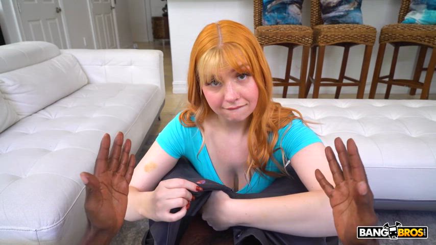 BBC Big Dick Big Tits Cock Worship Interracial Monster Cock POV Redhead Teen Porn GIF by manemane6