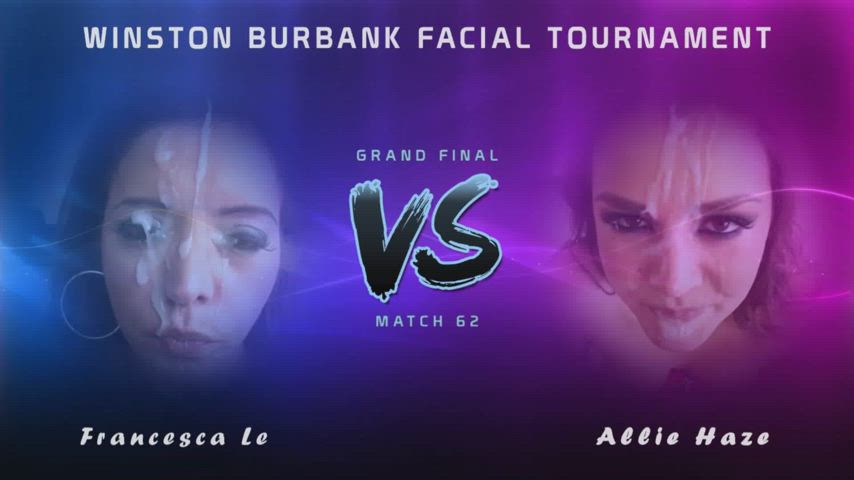 Allie Haze Competition Cumshot Facial Francesca Le Huge Load Porn GIF by monkeycritic