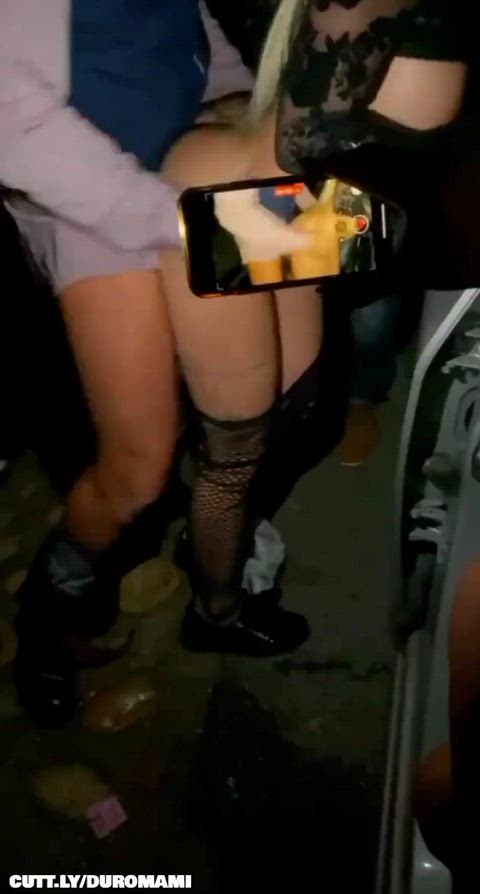 Amateur Dogging Hotwife Public Sex Sharing Standing Doggy Porn GIF by duromami