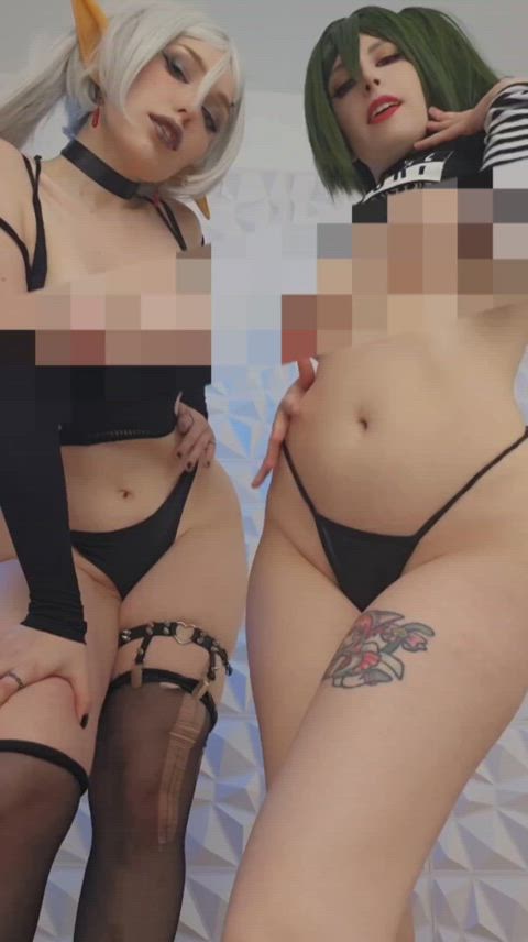 FRIEREN DUO with Kamelia Ara 🔥 Uncensored booba & nylons fetish! NOW released!