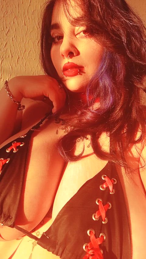 Big Tits Goth OnlyFans Tattease Tattooed Tease Teasing Tits Porn GIF by raven.roth