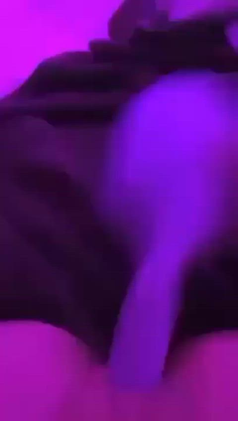 I’d ride my toy with your cum still dripping out of me