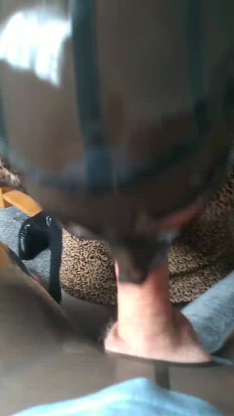 Being told to look at daddy while his cock is in your mouth = sissy heaven