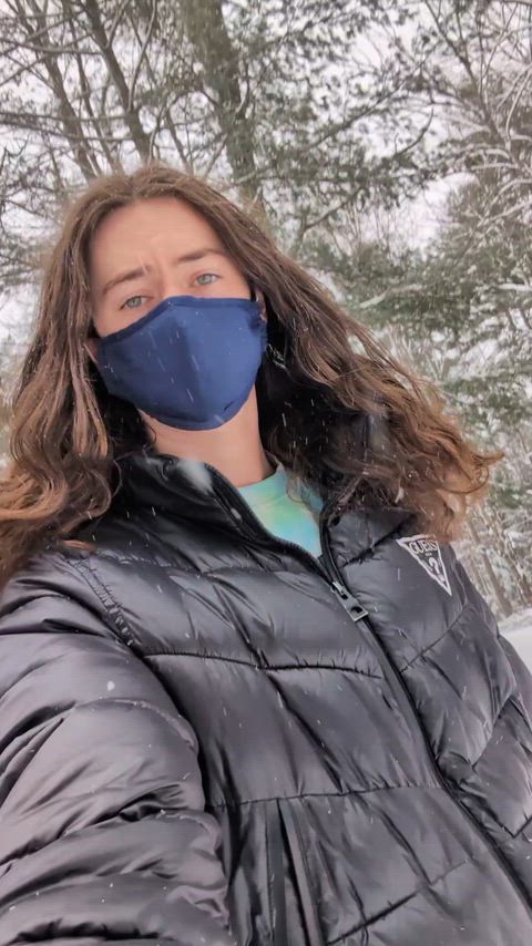 wetting myself in the snow