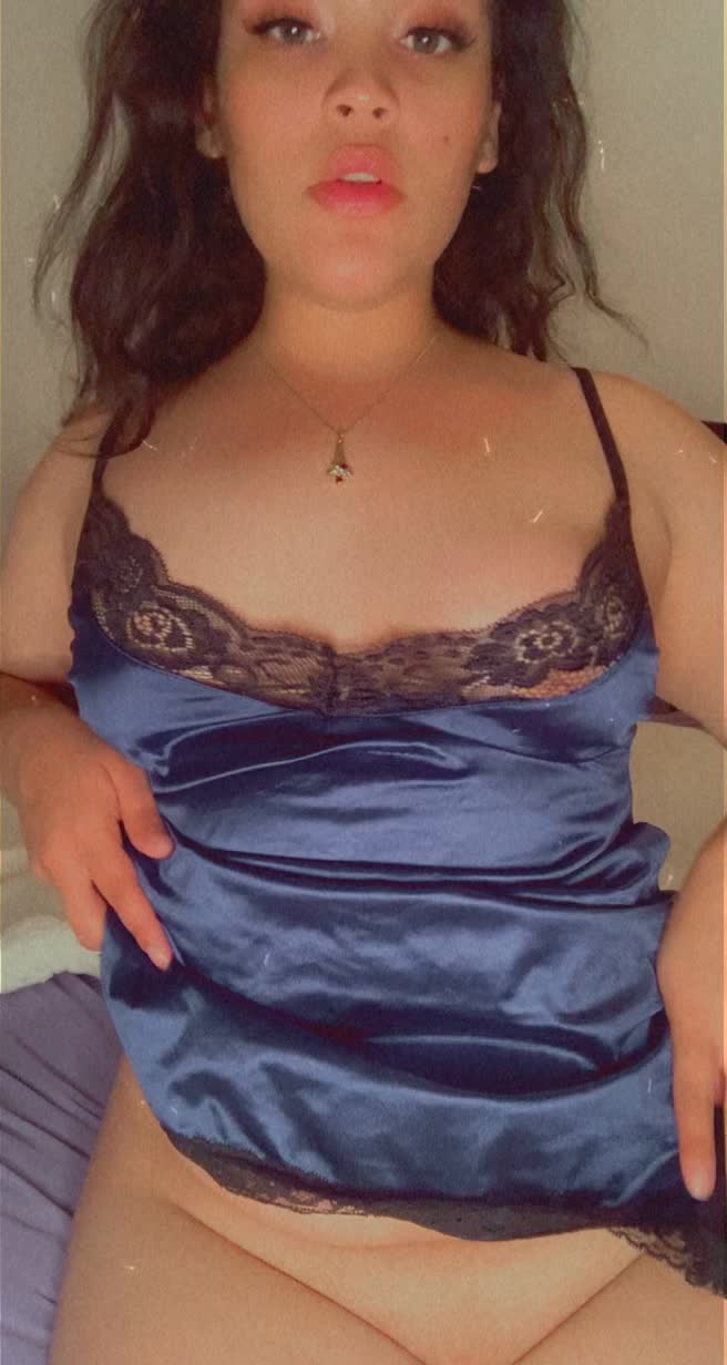 Just a horny chubby Latina showing you her small boobs