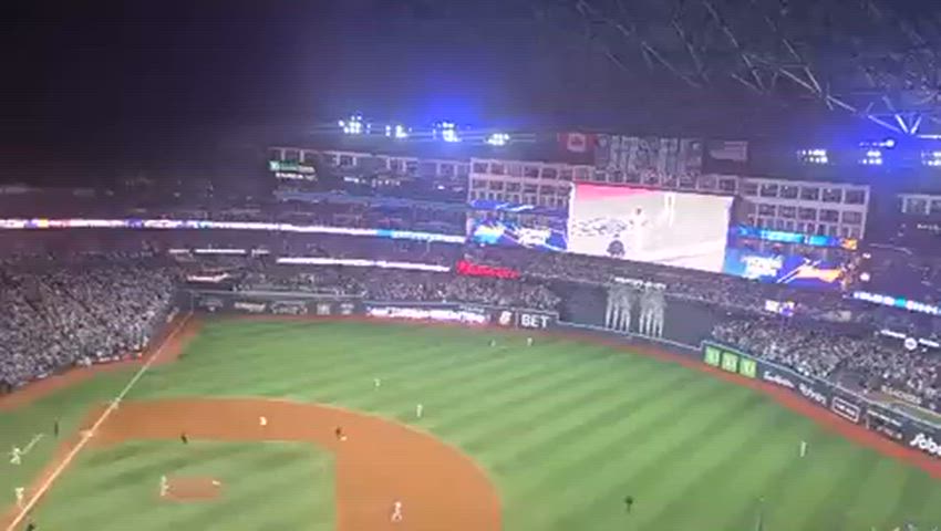 Blue Jays Fan shows her titties