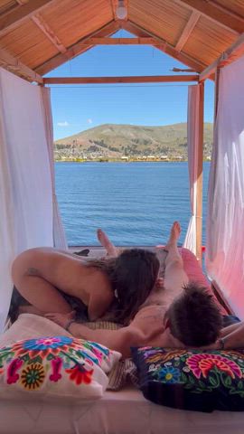 Bed on a boat