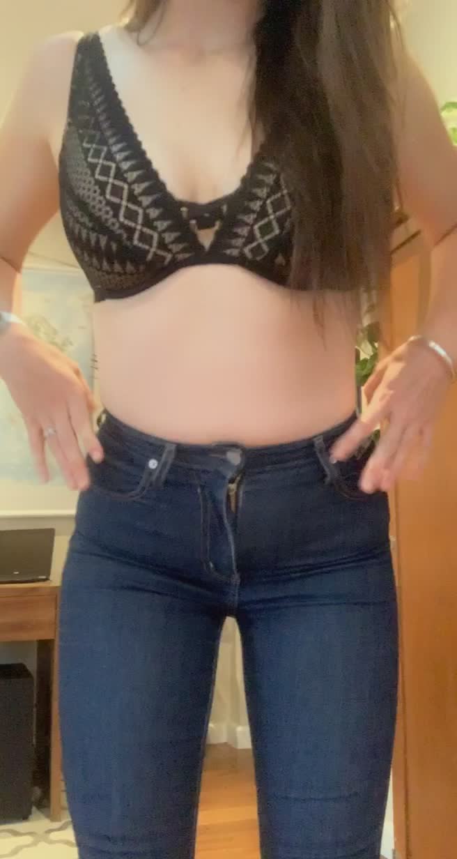 What’s under my jeans? 😇