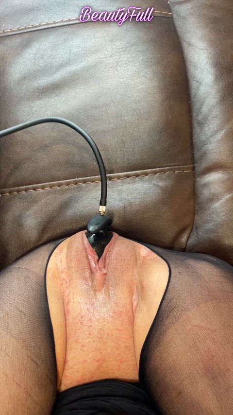 Massive toy crowning & pushed out from above 🔥 😈