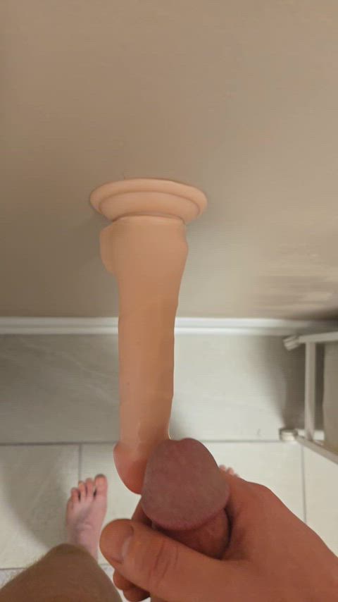 Soooo horny pre shower, this was right before i got on my knees and sucked the precum off it😮‍💨