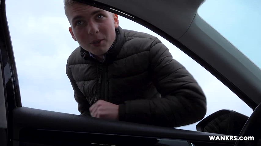 Car Car Sex Gay Handjob Twink Porn GIF by adultprime