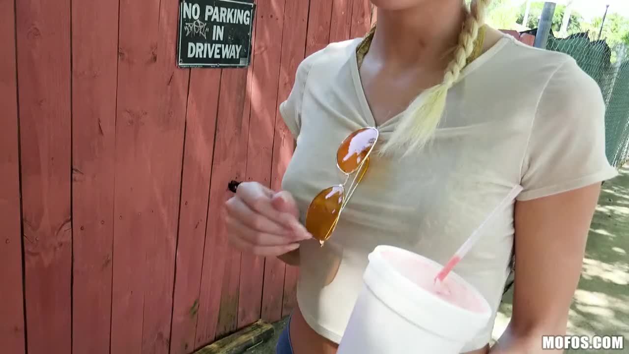 Sexy Blonde Fucks For Money