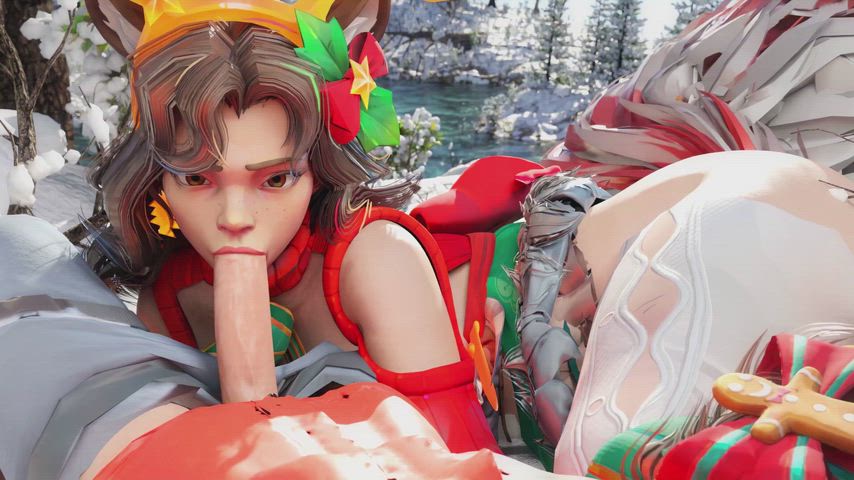 Squirrel Girl playing in the snow (Liepraag) [Marvel Rivals]