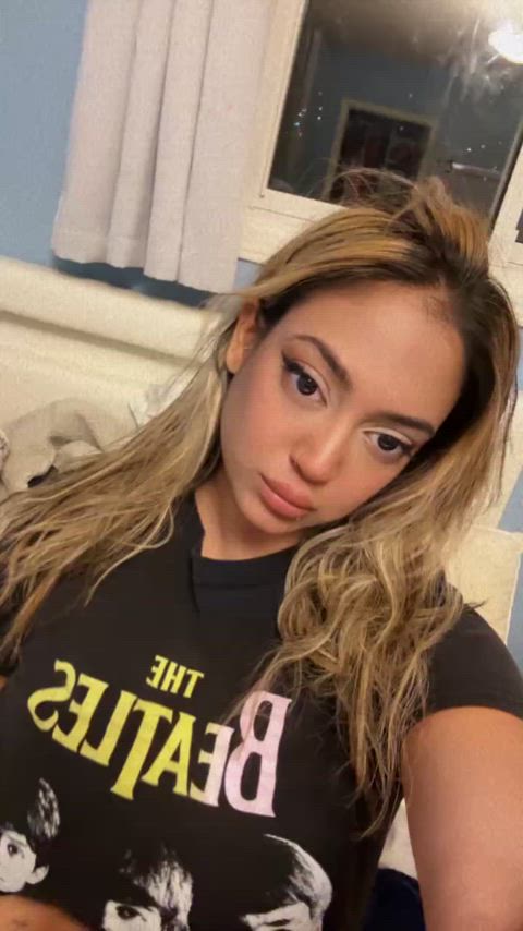 Big Indian titties dropping out of shirt thumbnail