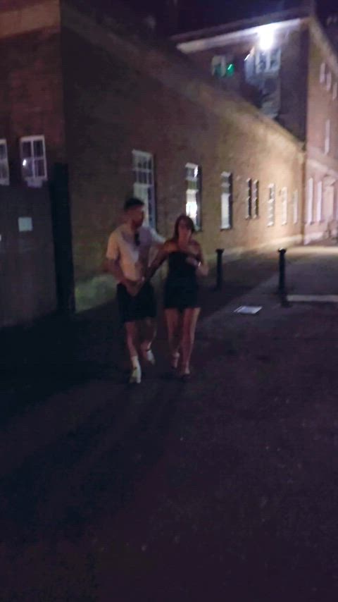 My husband filmed me sucking two random stranger's cocks in public after a night out