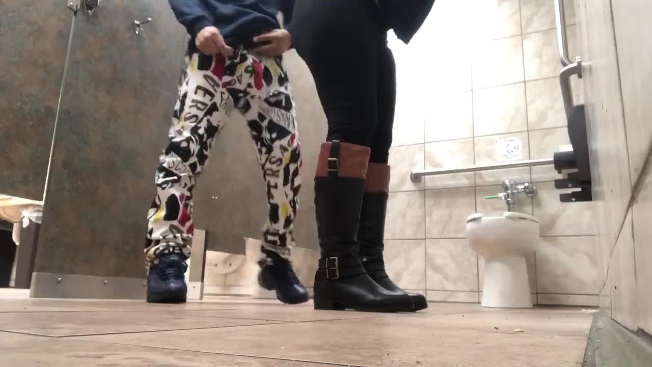 Almost got caught fucking in Public restroom