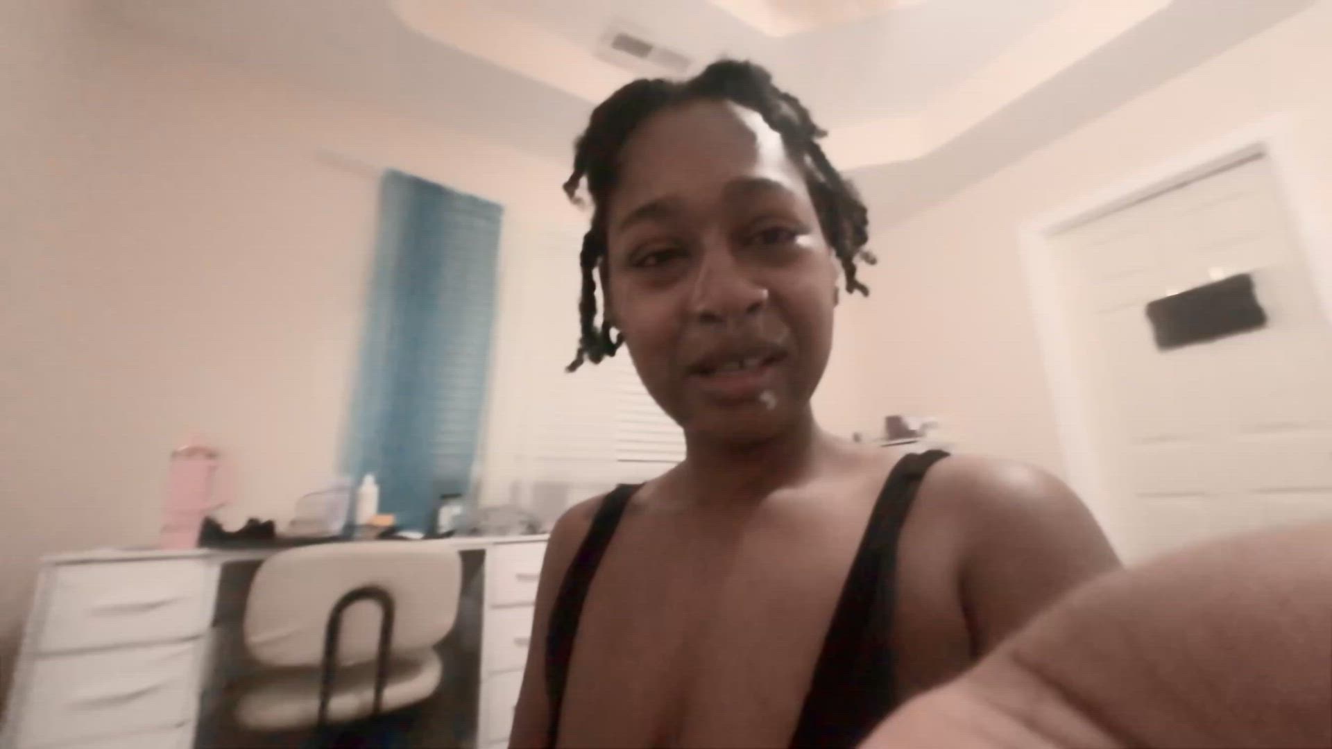 BBC slut, Cum, Cumshot, Cumshots, Ebony Couple, Facial
