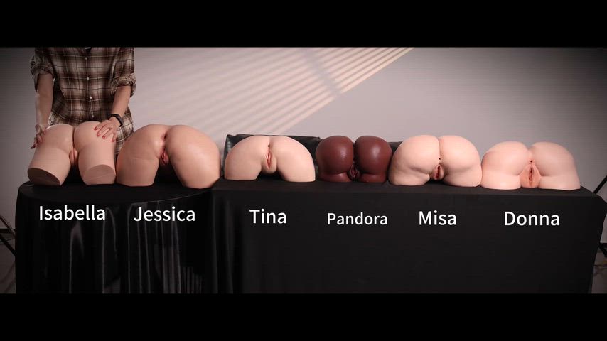 Comparison and Softness Demonstration of 6 Mrldoll Butt Dolls