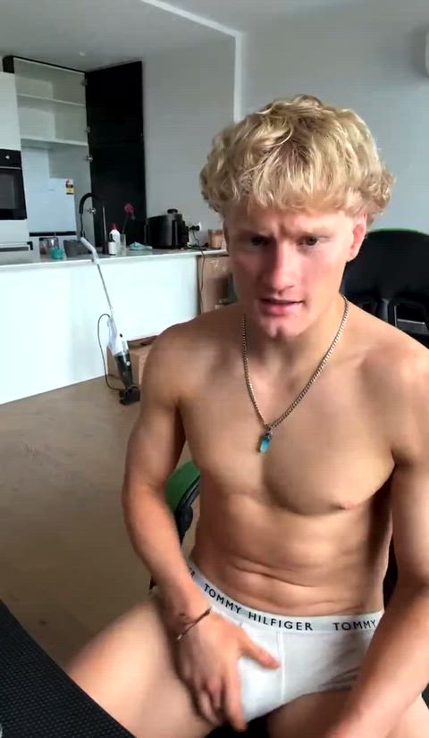 I love massaging my outline through my Tommy jocks