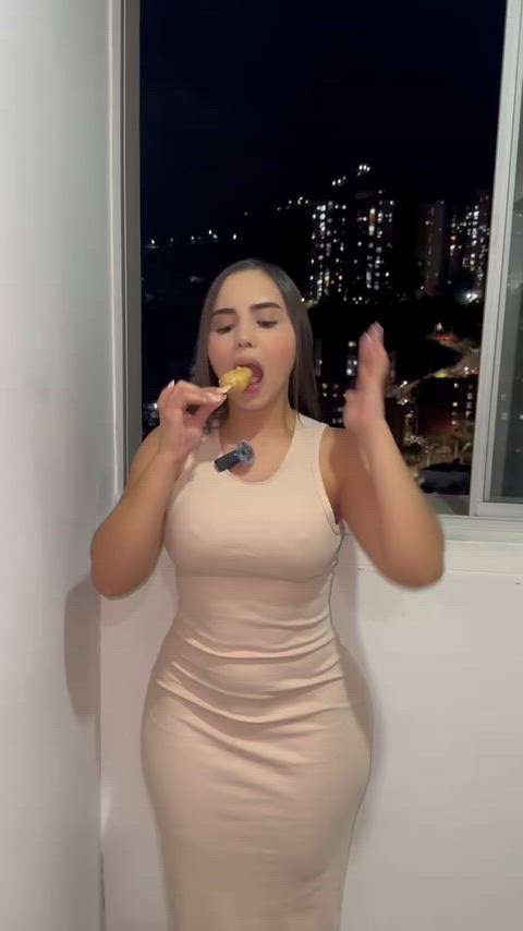Amateur Big Tits Cute Homemade Latina NSFW Solo Teen Tits Porn GIF by gabyferrer1