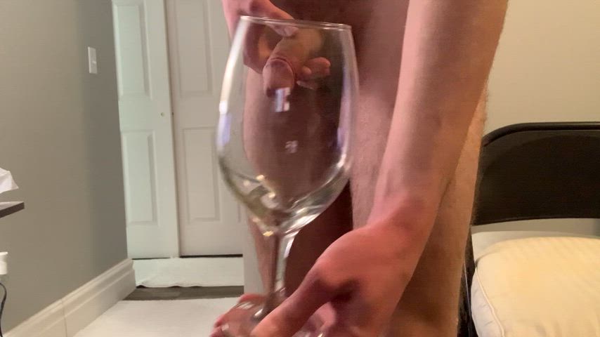 Glass of fine twink wine