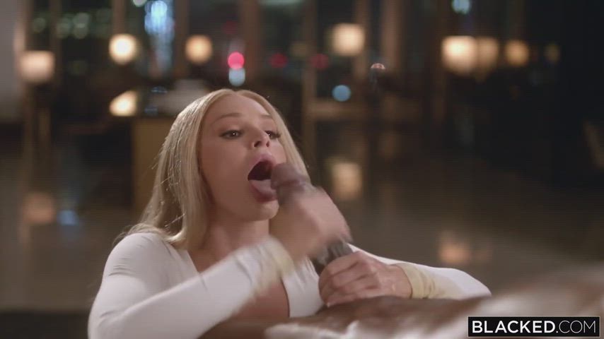 BBC Blacked Cock Milking Cum In Mouth Cumshot Emma Hix Facial Handjob Interracial Monster Cock Porn GIF by manemane6