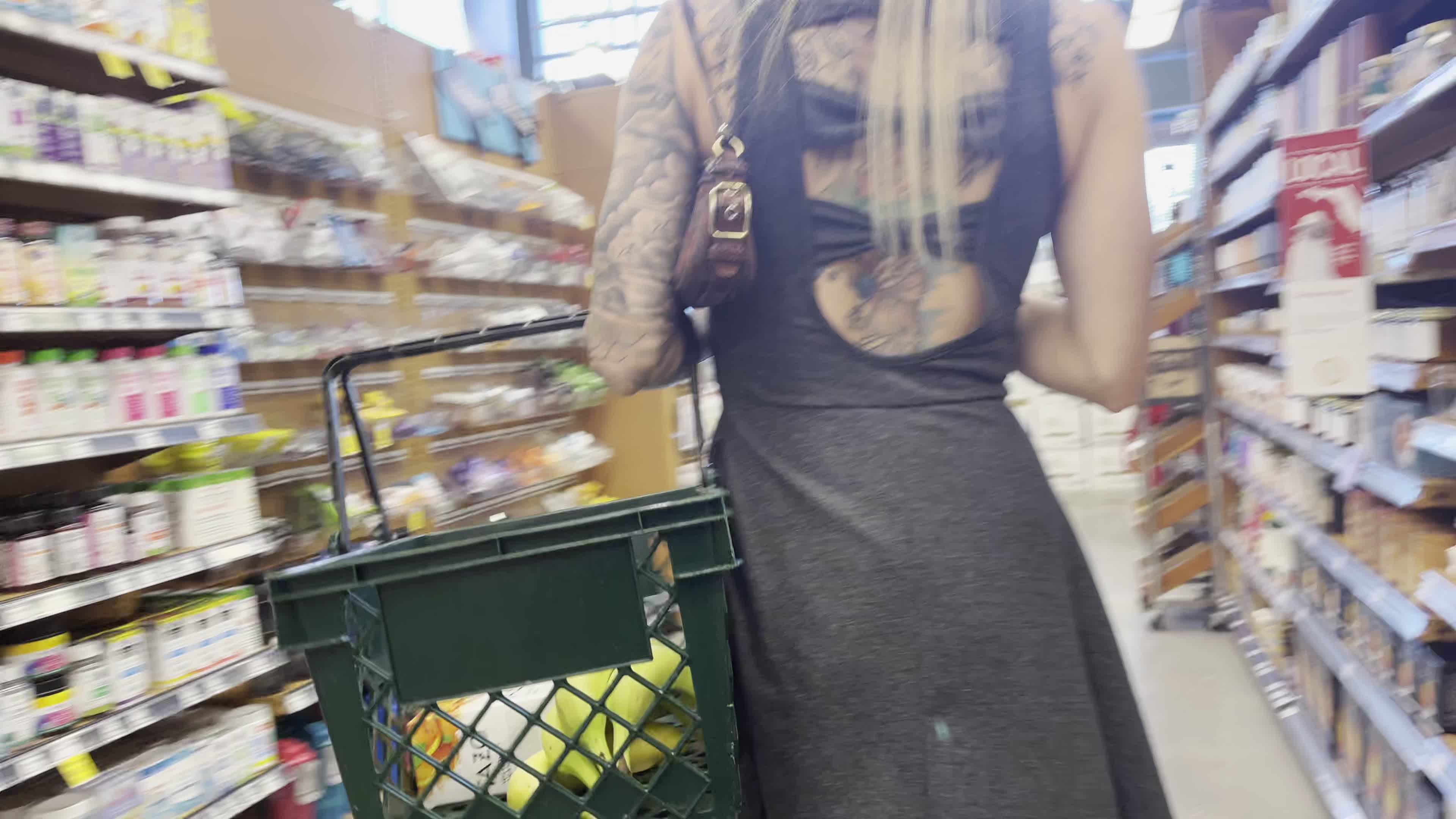 I kinda wanted the two guys stocking shelves 4ft away to catch me. I was prepared to negotiate out of the consequences.
