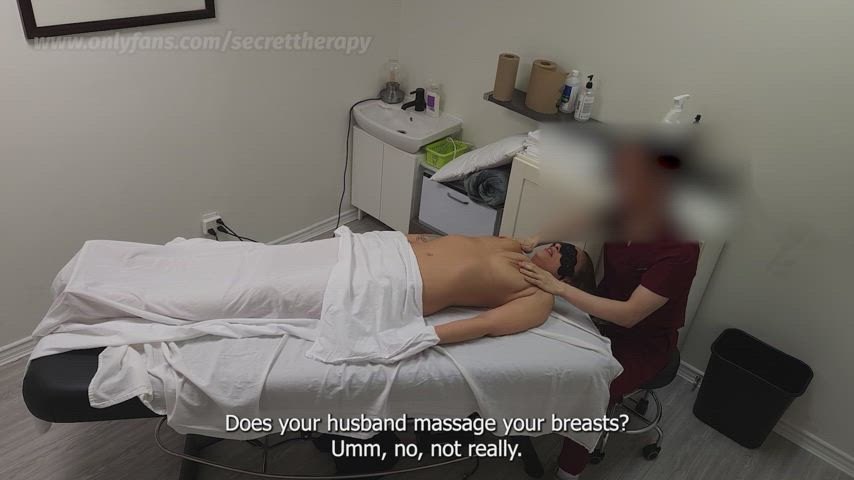 She wanted a breast massage, so I gave her one instead of her husband.