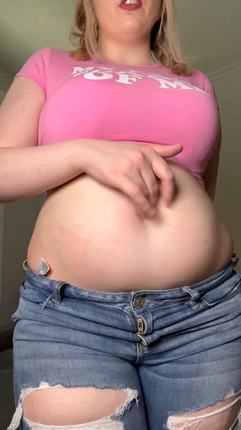 This huge, doughy belly has the deepest fucking navel you've ever seen... 😈