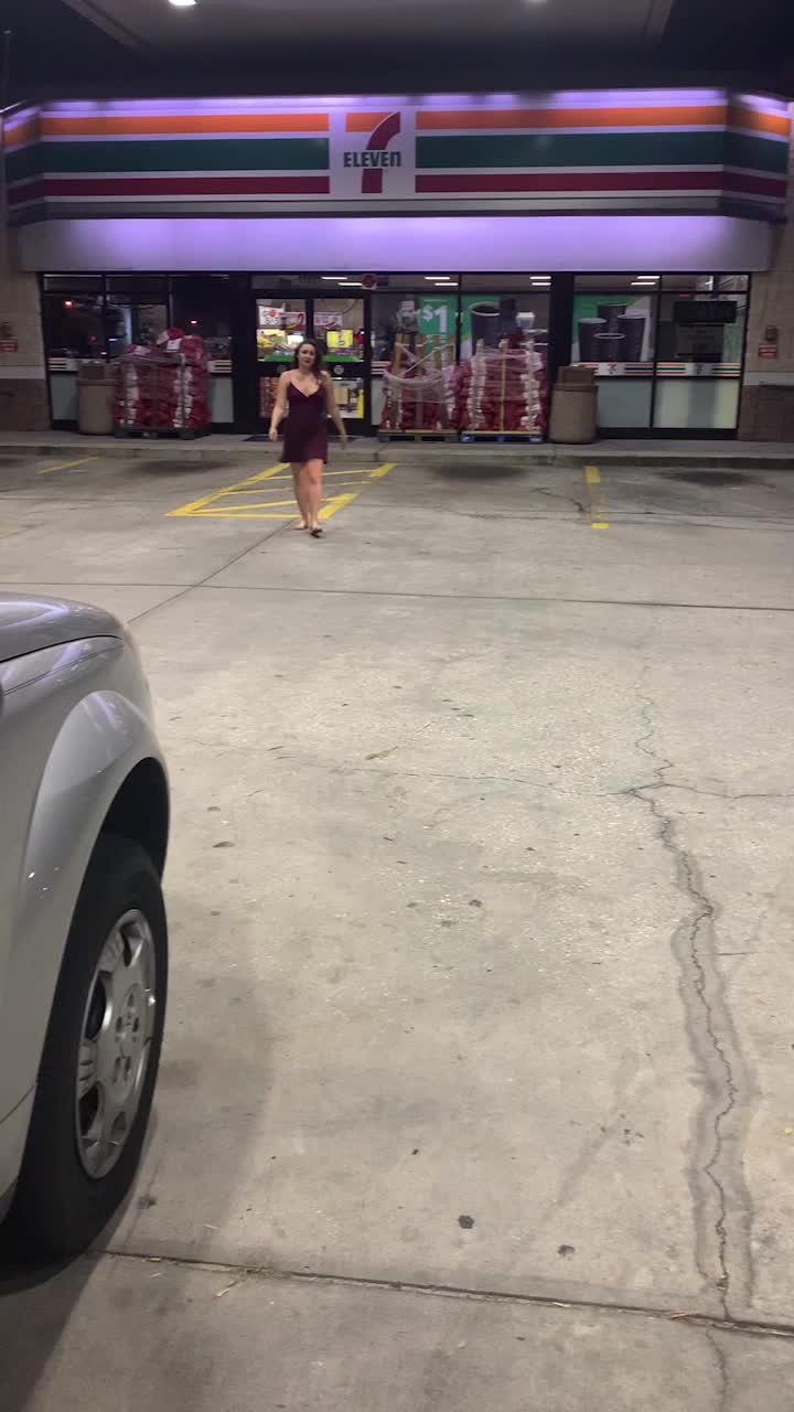 Oh how I love to show off! Even at the gas station
