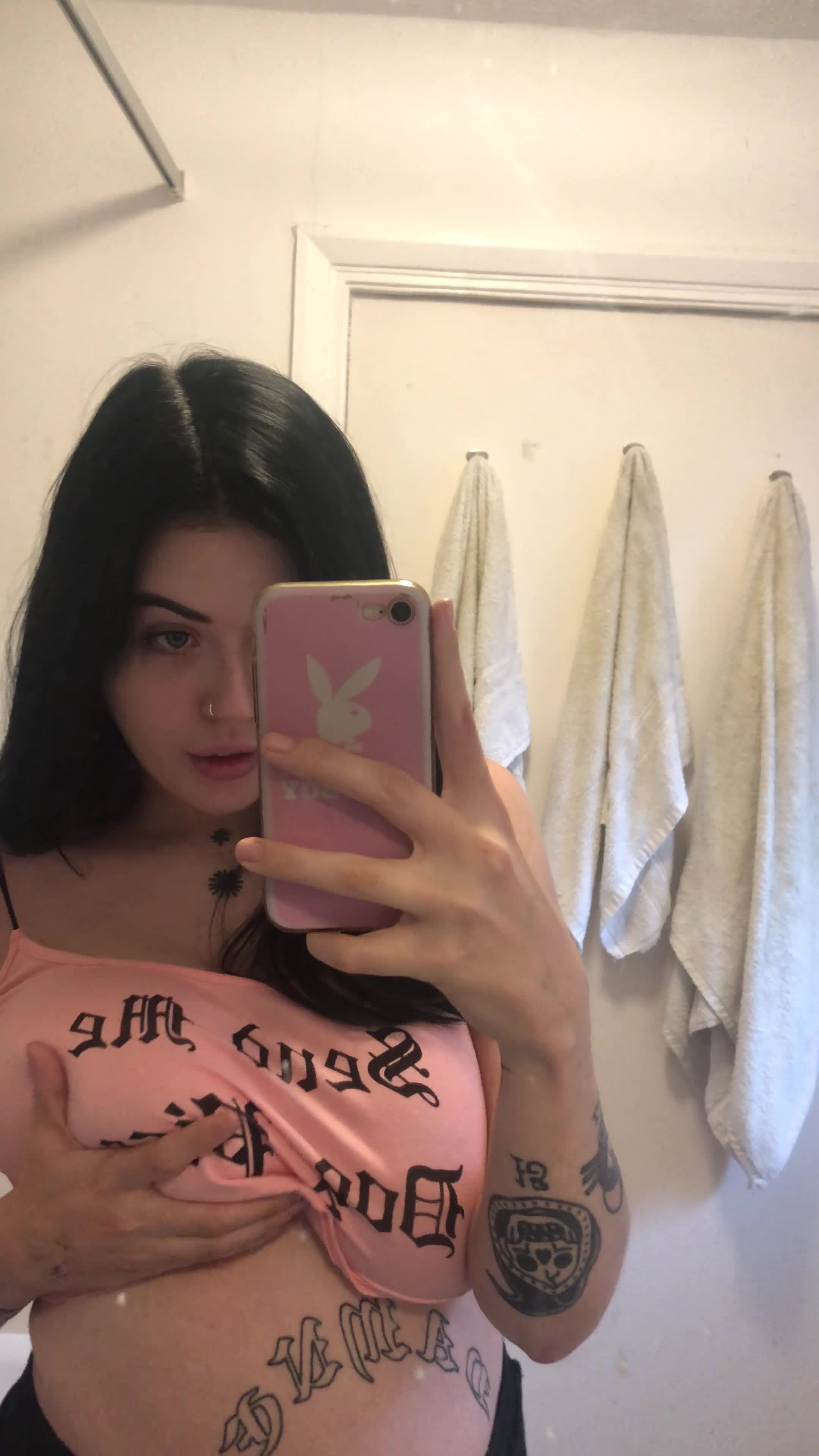 Goth Tiddies Surprise