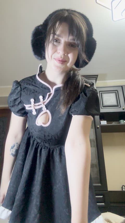 Imagine the sexiest neighborhood MILF staring at you like this — would you stay calm or lose it?