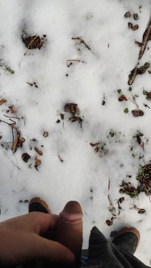 Still some snow on the ground