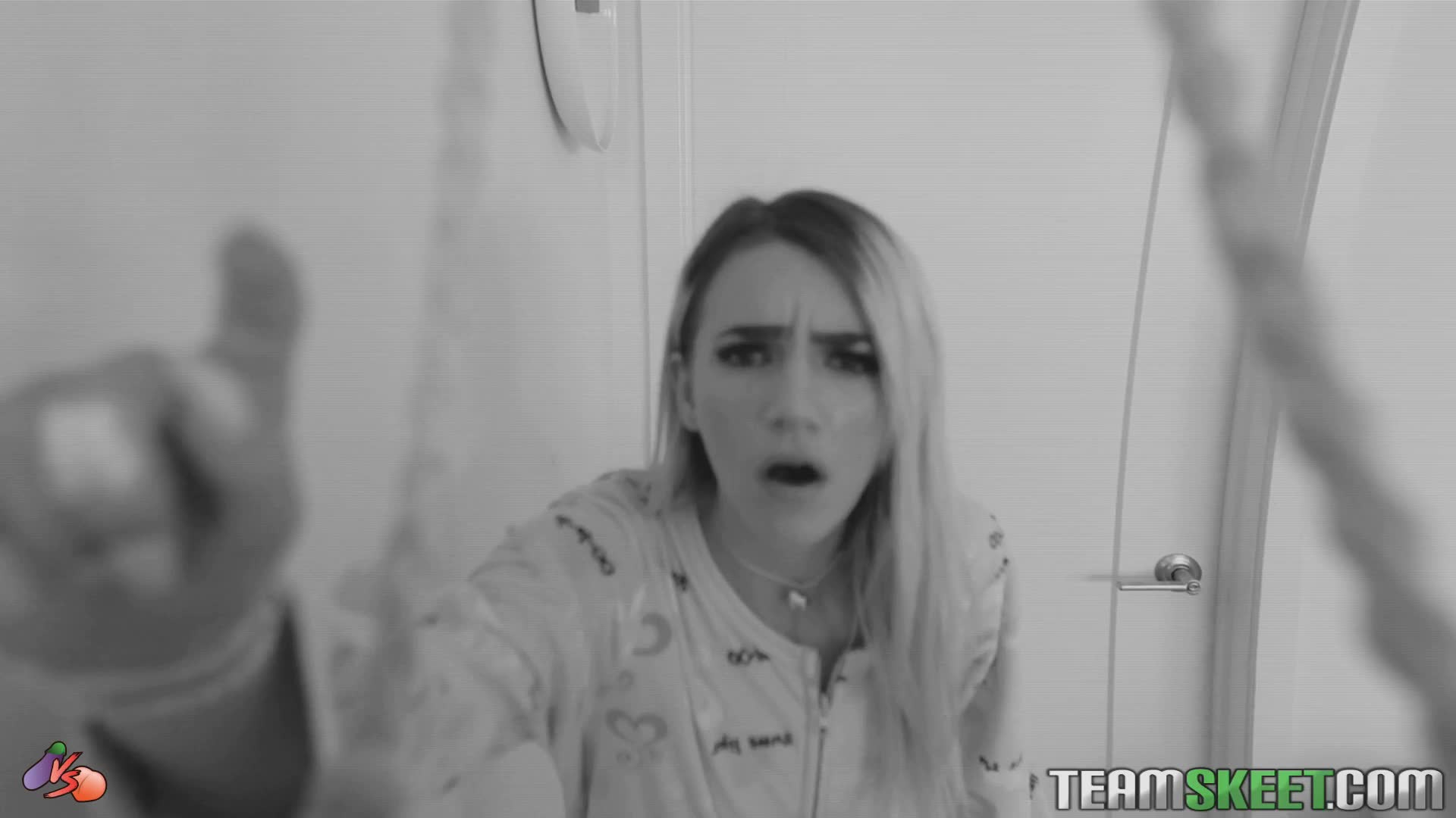 Pajama reveal.