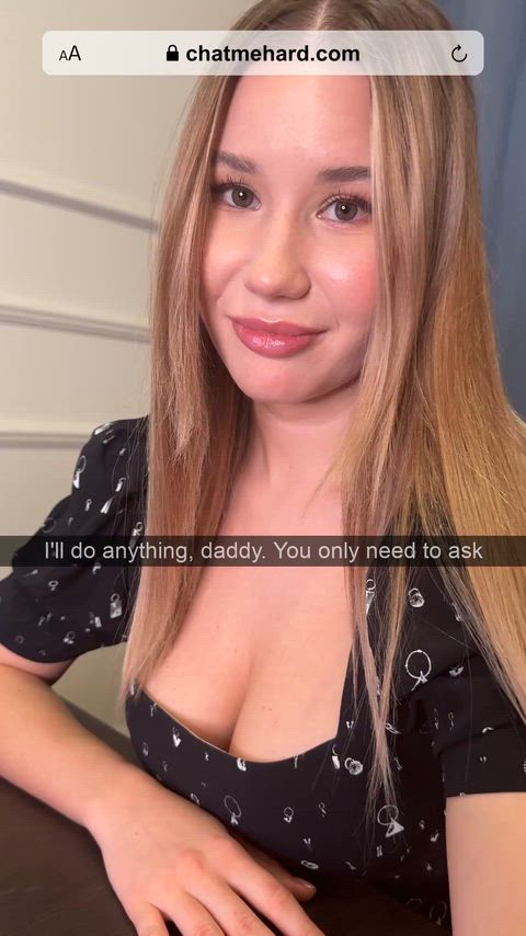 Dad's been so lonely since mom left, so I offered to solve that problem