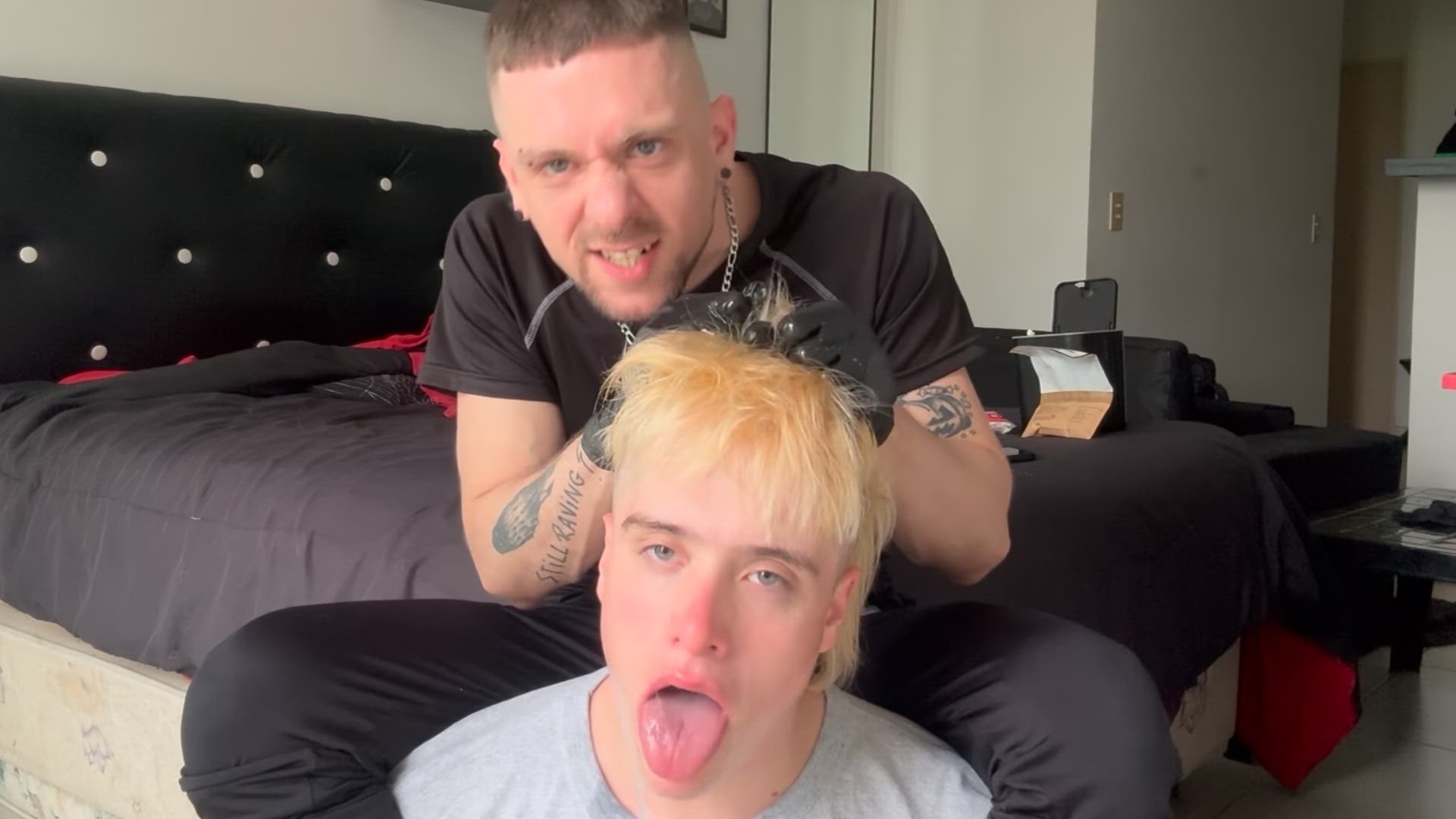 This f 4g begged to serve me, so I made him clean my sneakers with his tongue, made him my foot slave and I didn’t stop there😈