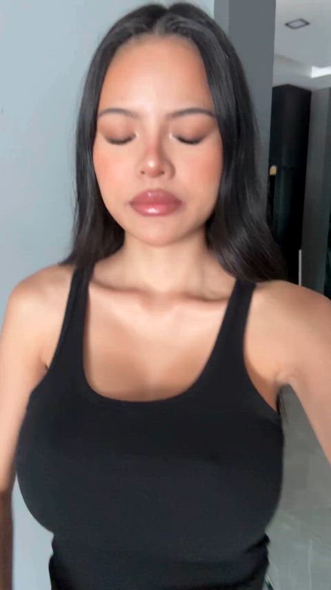 Who ordered an asian with huge boobies?