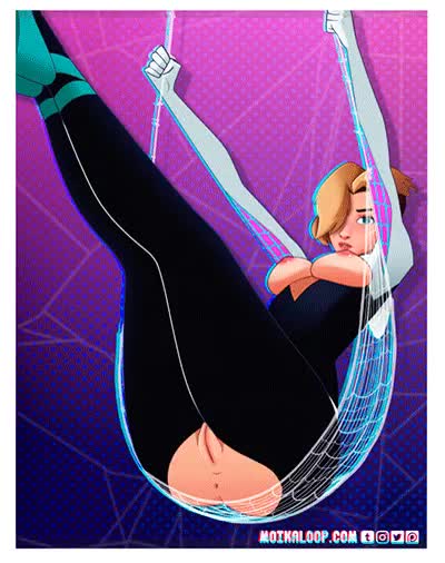Spider-Gwens custom sex swing