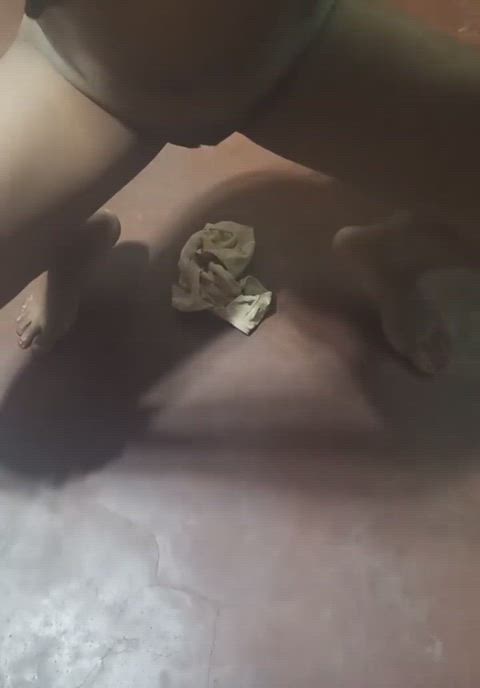 Took my panties off to pee on them