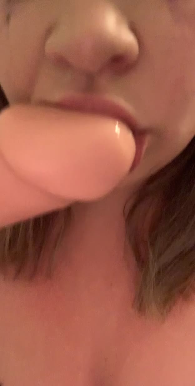 beginning the process of stretching my jaw for you