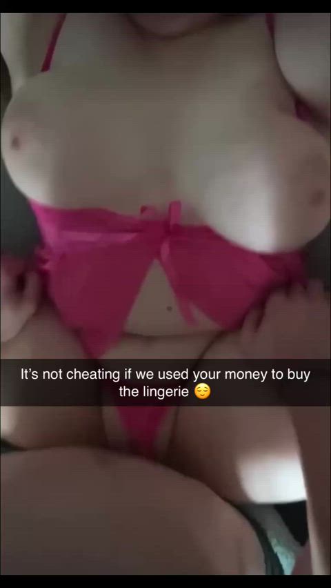 its not cheating because i basically bought it for you