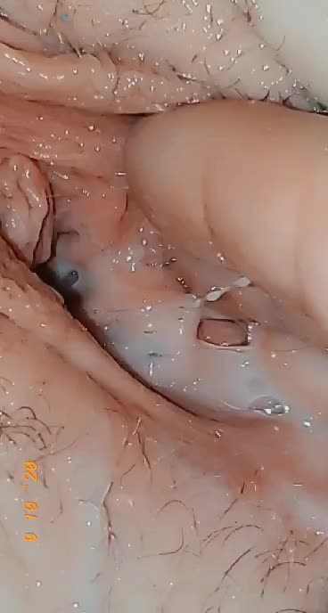 Filled with daddy's cum, now give me yours.