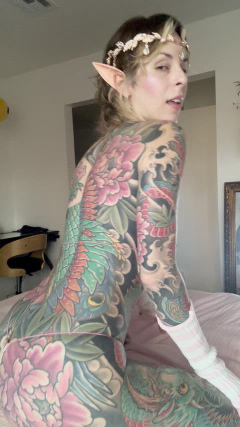 elf girl with some hair