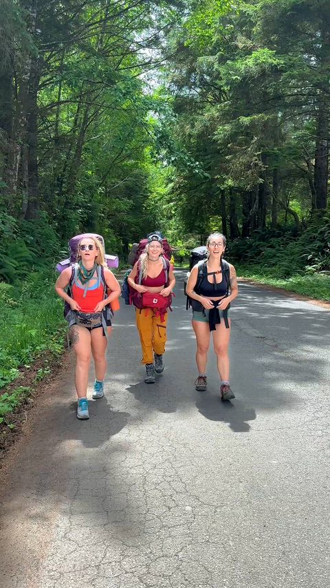 Came backpacking with us