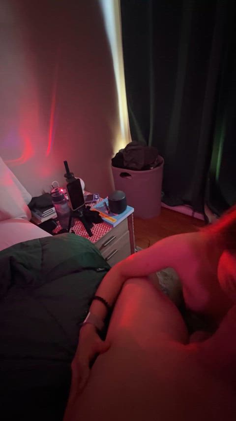 Her boyfriend asked me to turn her into a cum dumpster 🖤