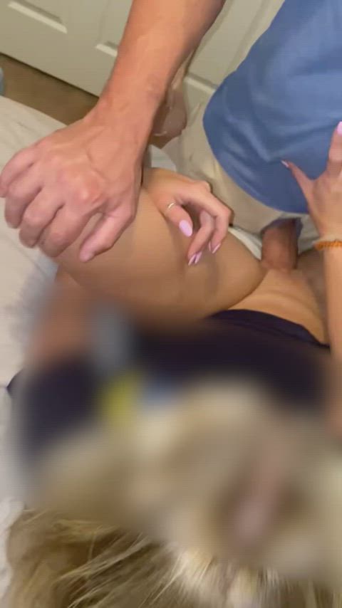 I know they say it’s a myth, but this man’s been fucking me for so long with his big dick I truly think he resized my married pussy!