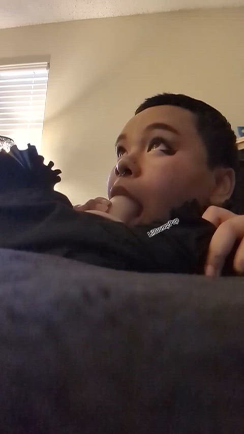 Even dildos can't escape my deepthroating (0~^)