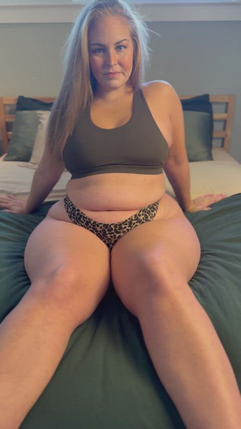 If you like your women with a little extra cushioning, then you'll love these thick thighs