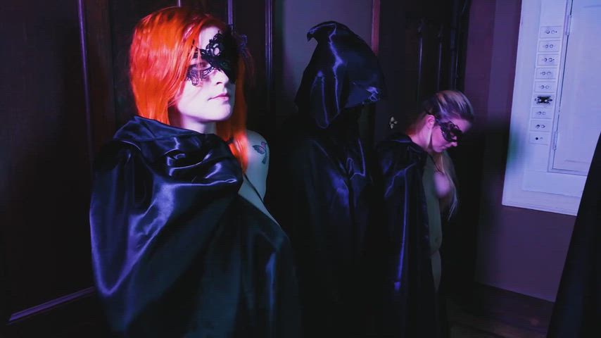 Melissa Sue Zahs (redhead), Kenzie Phillips (black hair), and Kayla Elizabeth (blonde) - Paying UP (2021)
