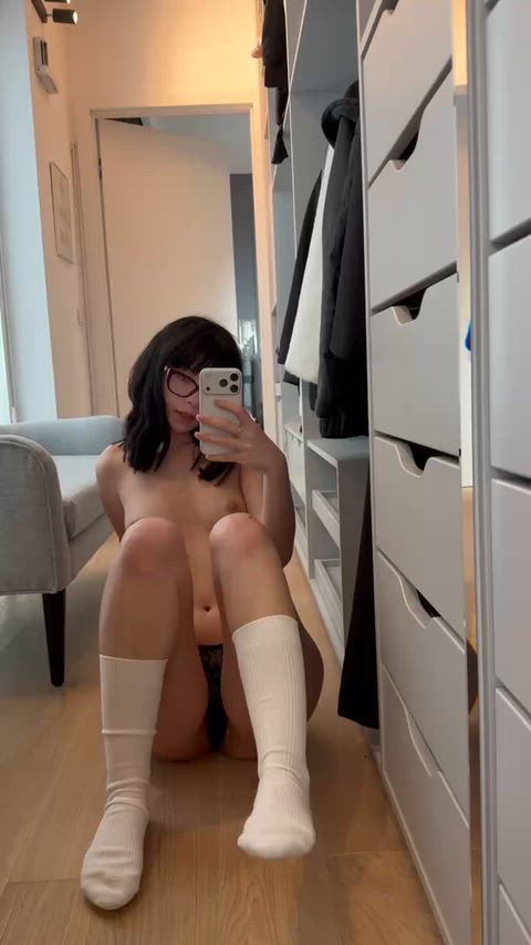 Socks on while you smash me hard or off? [F]